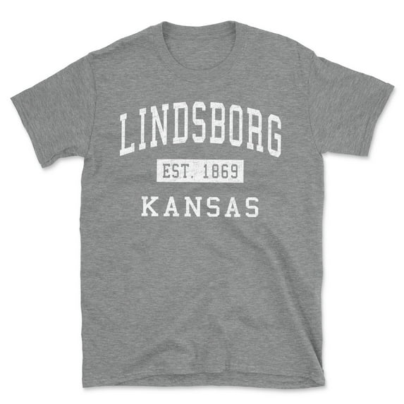 Lindsborg Kansas Classic Established Men's Cotton T-Shirt