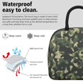 thumbnail image 3 of Insulated Lunch Bag for Women, Floral Print Oxford Fabric Lunch Box, Leakproof Thermal Cooler Tote for Work, School & Picnic, Camo, Camouflage Print, 3 of 5