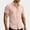 Shirts-Beige, variant on Linen Tops for Men Collared Button Down Shirts Lightweight Short Sleeve Rolled Cuff Slim Fit Casual Tees Athletic Work Office Daily Outfits Gray XXXL