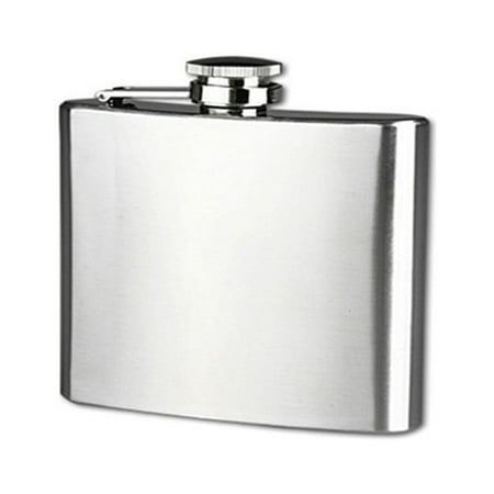 

Augper 5 Stainless Steel Pocket Hip Flask Whiskey Liquor Screw Cap B
