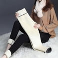 thumbnail image 2 of Leggings con forro polar, talle alto, cálidos, cómodos, de invierno, ajustados, de longitud completa, para mujeres y niñas, 2 of 5