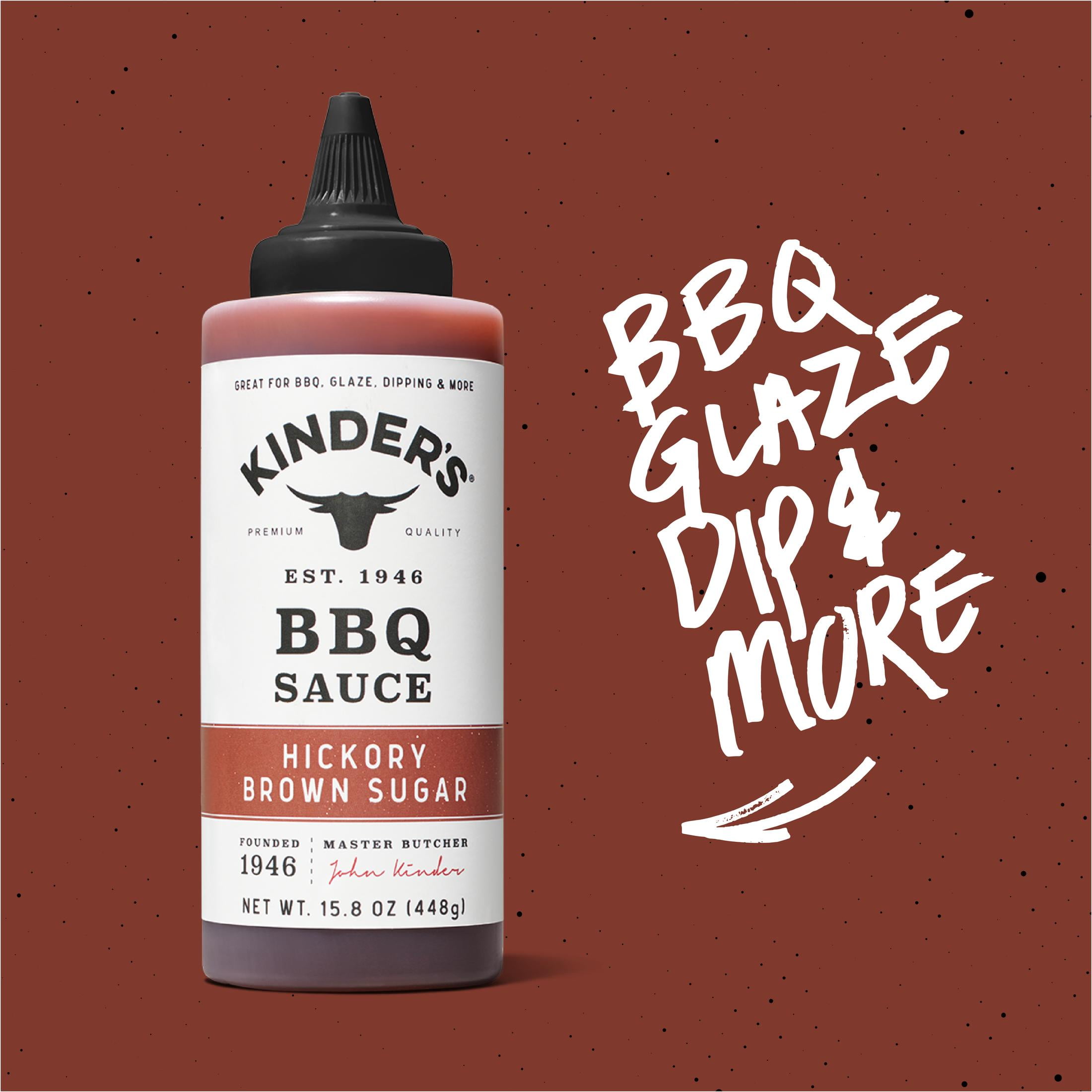 (2 pack) Kinder's Hickory Brown Sugar Barbecue Sauce, 15.8 oz