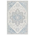 thumbnail image 2 of Safavieh Micro-Loop Braylon Floral Area Rug, Ivory/Navy, 6' x 9', 2 of 14