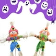 thumbnail image 4 of 2 Pack Small Fall Harvest Scarecrow Decor, 15.7" Scarecrow for Garden, Home, Yard, Porch, Thanksgiving Halloween Decor, 4 of 6