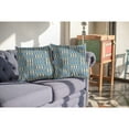 thumbnail image 5 of Amrita Sen Broadcloth Pillow With Muted Light Blue Cream CAPL62BrCDS-BL-26x26, 5 of 5