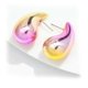 thumbnail image 1 of Aretes Gota Bicolor Dorado-Rosa DM, 1 of 1