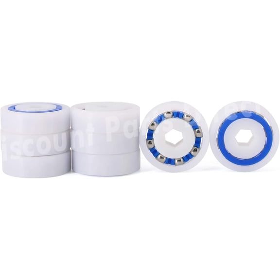 8 Pack 9-100-1108 PoolSupplyTown Wheel Ball Bearing, Replacement for Polaris Pressure Pool Cleaner 360 380 3900 Sport, ATV Pool Cleaners$$Garden & Patio