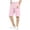Pink, variant on FSYBOA Boys Cotton Shorts, Casual Knee Length Drawstring Elastic Waist Athletic Shorts Black Size 10-12 T