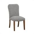 thumbnail image 6 of Cterwk 2 Pack Fabric Seat Side Chair with Wood Frame, Armless Dining Chair for Dining Room, Living Room, 6 of 7