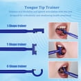 thumbnail image 4 of Kenally 3 unids/set entrenador de flexibilidad de lengua estiramiento de frenillo de lengua 1. Adecuado para el lado de la lengua Material de laboratorio, 4 of 6