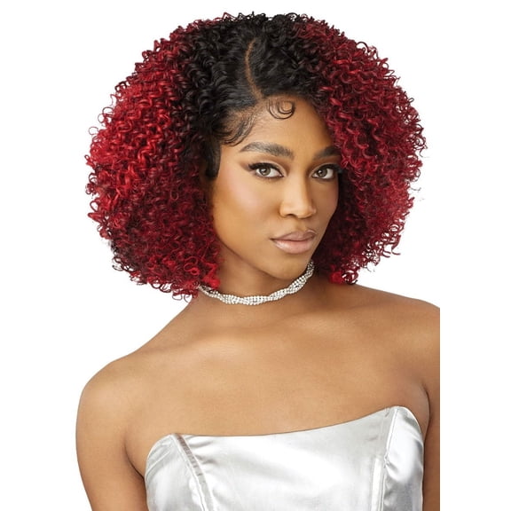 Outre Melted Hairline Swirlista Swirl 110 Lace Wig Lace Wigs / Color: 1 - JET BLACK