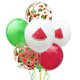 thumbnail image 1 of Set de globos Summer Fruit, 12 pulgadas, 9 unidades, piña y sandía, 1 of 1