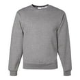thumbnail image 2 of JERZEES Crewneck Sweatshirt Pullover Fleece Sweater for Men in Oxford Sandstone 8oz 50/50 Cotton/Polyester Pack 2 Size S, 2 of 6