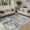 Blue Gray, variant on MICGEEK 2x3 Washable Area Rugs for Entryway, Modern Abstract Non Slip Carpet, Low Pile Indoor Rug for Bathroom Home Decor Carpets, Brown