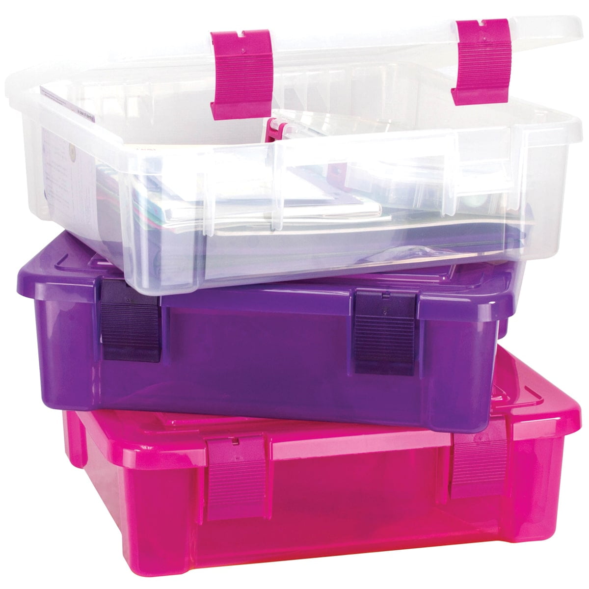 Creative Options Organizer Craft Tub Clear