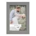 thumbnail image 2 of Modern Rustic Gray Solid Wood Picture Frame, 5 x 7, 2 of 8