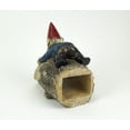 thumbnail image 2 of Zeckos Resin Garden Gnome Downspout Cover Decorative Gutter Drain, 2 of 5