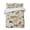 Beige, variant on Quilts Full Size Bedding Set, Cat Lightweight Quilted Comforter, Funny Cute Fish Leaves Bubble Soft Reversible Bedspread Coverlet with Pillow Covers for All Season, 78" x 90"