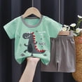 thumbnail image 2 of UAYOTSE Toddler Baby Boy Clothes For 2t 3t 4t 5t 6t Boys Cute Summer Short Sleeve T Shirt Tops Shorts Clothes Sets Baby Boy Outfits,Sizes 3-4 Years, 2 of 4