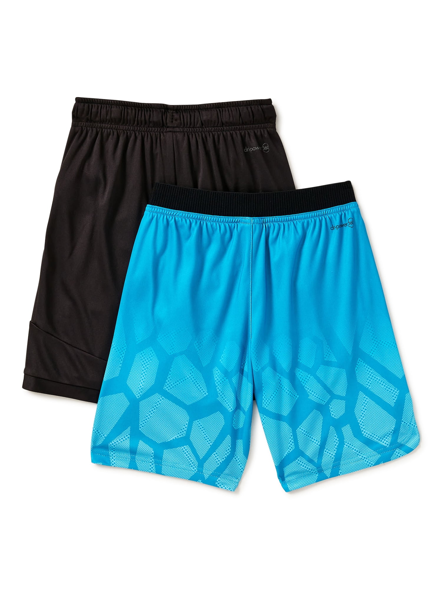 Russell Boys' Print Performance 2-Pack Shorts, Sizes 4-18