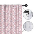 thumbnail image 4 of Blackout Kids Curtains,Pink Unicorn Doodle Pattern Childrens Insulated Curtains Set Of 2,Bedroom Essentials,Toddler Room Decor 42"x54", 4 of 5