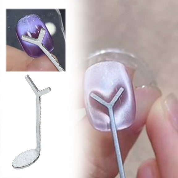 Y Shaped Wire Heart Shaped Cat Eye Effect Nail Tool Nail Design Salon And DIY Functional