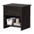 thumbnail image 2 of South Shore Fernley, Farmhouse Nightstand,  Black, 2 of 13