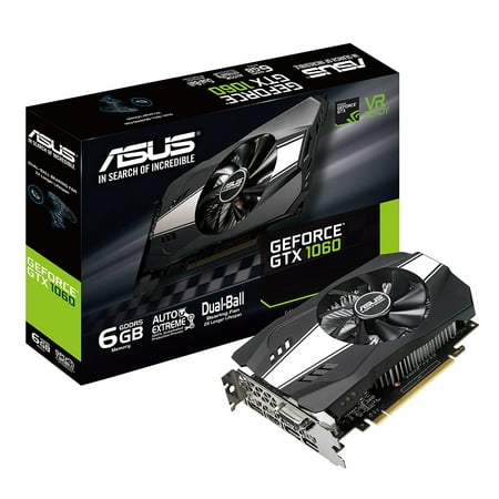 ASUS GeForce GTX 1060 6GB Phoenix Fan Edition VR Ready - (Best 1060 6gb Card)