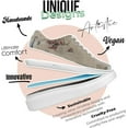 thumbnail image 5 of DOGO Wedge Sneakers for Women - Handmade and Vegan Leather Platform Sneakers for Women, Unique Chunky Sneakers Paperflower Design, Size 10, 5 of 5