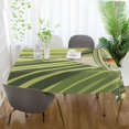 thumbnail image 3 of Yayeee Tablecloths 60" x 60" Rectangle Wrinkle Resistant Party Table Cover, Light Green Martini, 3 of 8