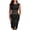 Black, variant on Interview Dress Soft and Comfortable Sleeveless Crew Neck Womens Formal Dresses 2026 Summer Color Block Patchwork Regular Fit Evening Gown for Going Out and Party Black L