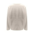 thumbnail image 4 of Women's Casual Round Neck Cardigan Sweater, Lightweight Button Front Open Knitwear with Soft Wool Blend Fabric, Chic Cropped Fit for Fall and Winter, Everyday Comfortable Cardigan for Women White XXL, 4 of 5