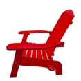 thumbnail image 5 of Miekor Furniture Outdoor or indoor Wood Adirondack chair with an hole to hold umbrella on the arm ,red BS1312, 5 of 6