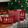 thumbnail image 6 of Christmas Pillow Covers 12x20 Inch Christmas Tree Merry Christmas Decorative Red Throw Pillows Winter Christmas Decor for Home Couch 143B, 6 of 6