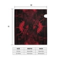 thumbnail image 3 of Daiia Red Gothic Skeleton Throne Mailbox Cover , Magnetic Welcome Mailbox Wraps Post Letter Box Cover for Garden Yard Home Decor-21x18 in, 3 of 7