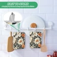thumbnail image 4 of Yayeee Pot Holders Kitchen Heat Resistant with Pockets 7"x9.8" Cotton Oven Cooking Hot Pads, Gray Floral Pattern, 4 of 7
