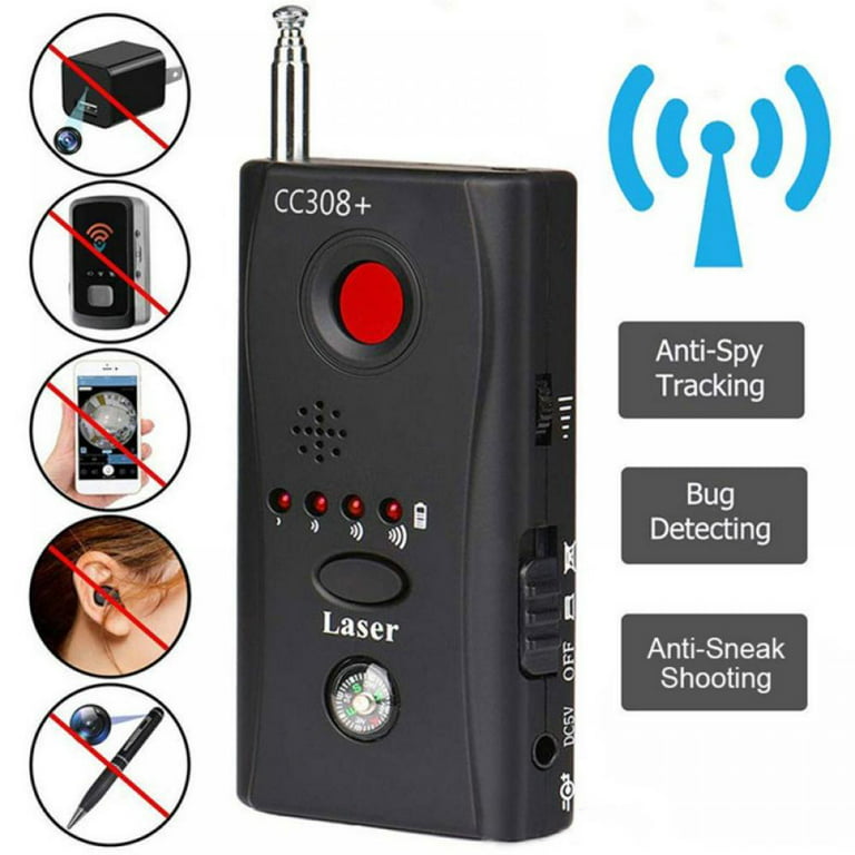 Hidden Camera Detectors, Bug Detector GPS Detector RF Signal Scanner Device Detector for Tracker Camera Finder -
