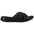 thumbnail image 6 of Skechers Slip-On Sandals for Women, on the Go 600, Cross-Strap Design, Floral Print, Cushioning, Goga Mat Footbed, 6 of 7