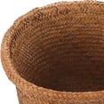 thumbnail image 3 of Minkissy Corbeille à Déchets de Bureau Ronde Marron Clair Conteneur à Déchets 1Ensemble, 3 of 5