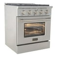 thumbnail image 3 of Kucht Professional 30" Stainless Steel Natural Gas Range with Knobs in Silver, 3 of 14