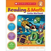 Pre-Owned Reading & Math Jumbo Workbook: Grade Prek (Paperback) 0439785987 9780439785983