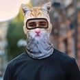 thumbnail image 7 of TELOLY Cat Style Ski Mask Balaclava 3D Animal Face Cover with Ears for Winter Sports Outdoor Activities Music Festivals Rave Parties Halloween Accessories And, 7 of 7