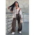 thumbnail image 2 of Pocketed Front Parachute Cargo Pants (S, CoffeeBrown), 2 of 9