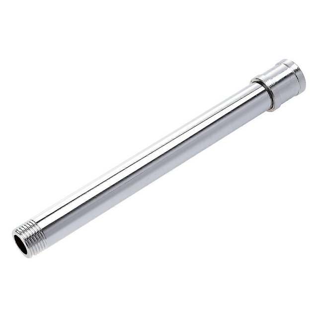 20cm Length Shower Arm Extension Tube Shower Head Use Stainless Steel Tube(silver)