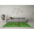 thumbnail image 3 of Ahgly Company Indoor Rectangle Abstract Green Modern Area Rugs, 4' x 6', 3 of 4