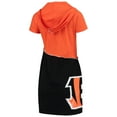 thumbnail image 2 of Women's Refried Apparel Orange/Black Cincinnati Bengals Sustainable Hooded Mini Dress, 2 of 2