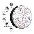 thumbnail image 4 of Fotbe Cartoon Cute Rabbit Funda de Llanta de Repuesto con Estampado, Engrosada, Ajuste Universal para Jeep, Remolque, RV, SUV, Camión-15 inch, 4 of 6