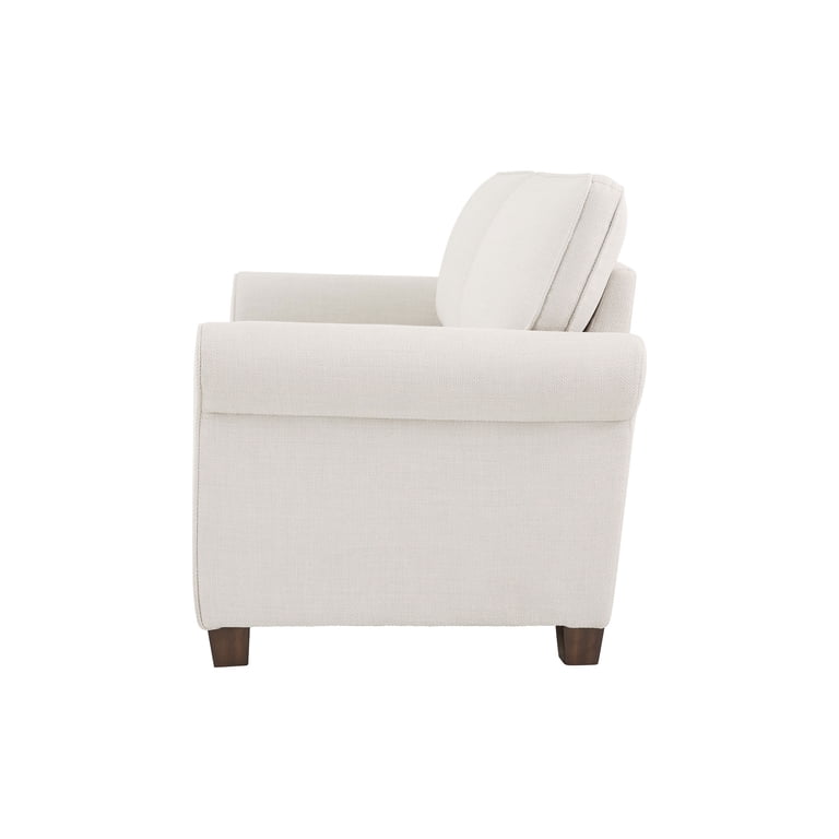 Mainstays 76" Rolled Arm Sofa, Cream photo 8