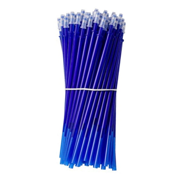 VONKY 50Pcs Erasable Pen Refills Drawing Replace Markers Stationery Supplies Blue