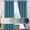 Blue Sapphire, variant on Blackout Curtains Linen Blended 63 Inch Long Room Darkening Black Out Curtains for Living Room with Natural Slubs & Grayish (Not Solid) Thermal Insulated Grommet 2 Panels - Heathered Dove